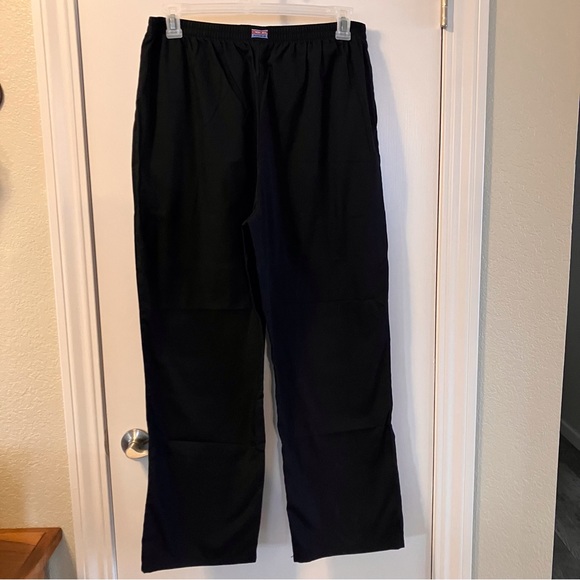 Cherokee workwear elastic waist scrub pants. Size L. Black. - Picture 2 of 8